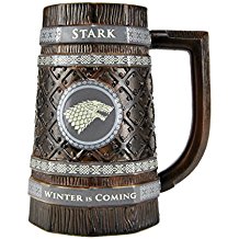taza de lobo de juego de Tronos